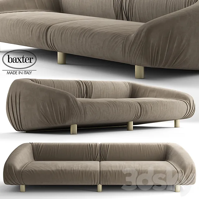 baxter fold sofa 3ds Max