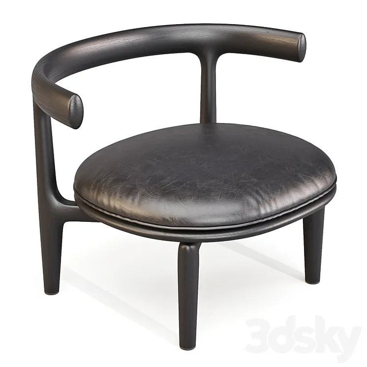 Baxter: Himba – Little Arm Chair 3DS Max Model
