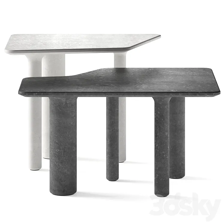 Baxter Java Coffee Tables 3DS Max