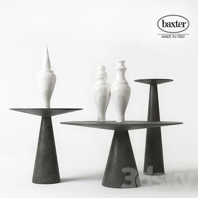 BAXTER JOVE coffee tables outdoor 3DS Max Model