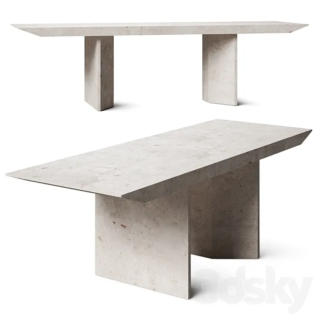 Baxter Judd Dining Tables 3DS Max Model