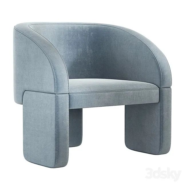 Baxter Lazybones Lounge Studiopepe Italy 3dsMax Model