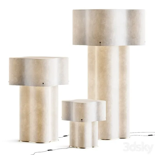 Baxter Nuvola Floor Lamps 3dsMax Model