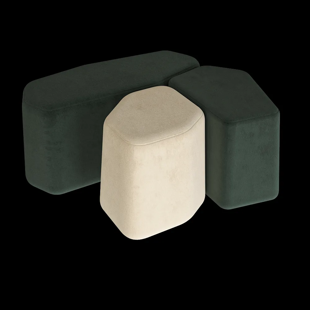 BAXTER – Pouf Beki 3ds Max