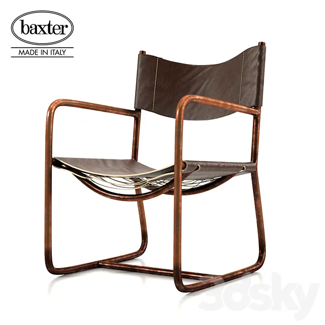 Baxter Rimini Deck Chair 3DS Max Model