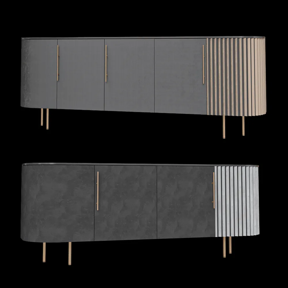 BAXTER – Sideboard Plisse 3ds Max
