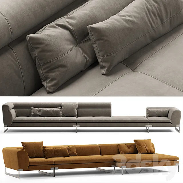 Baxter viktor sofa 3DS Max Model