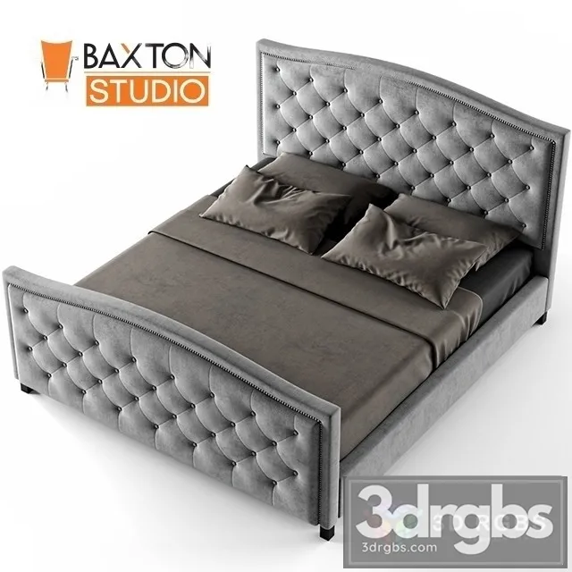 Baxton Studio Fawner Queen Upholstered Arched Platform Bed 3dsmax Download