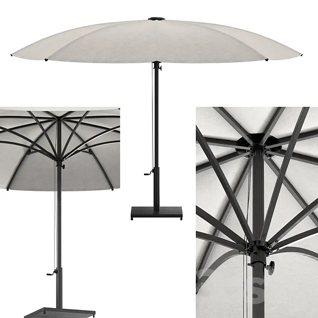 bay umbrella 3ds Max