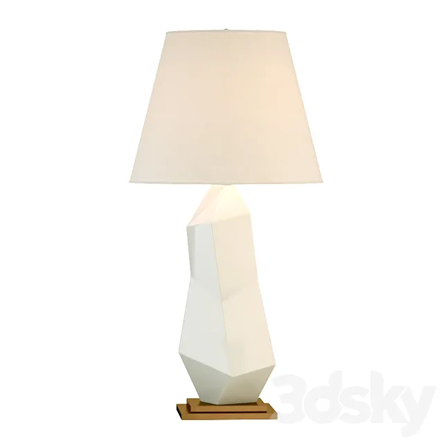 Bayliss Table Lamp with Linen Shade 3DSMax File