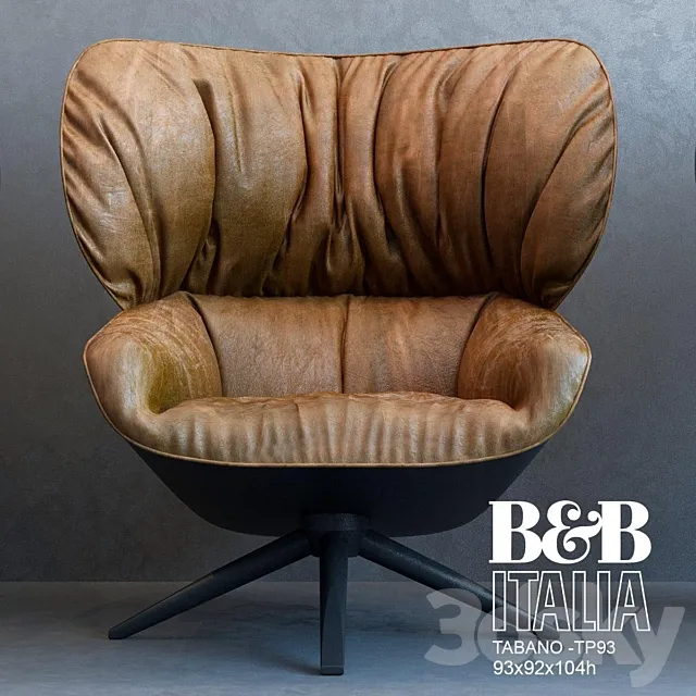 B&B armchair TP-93 3ds Max