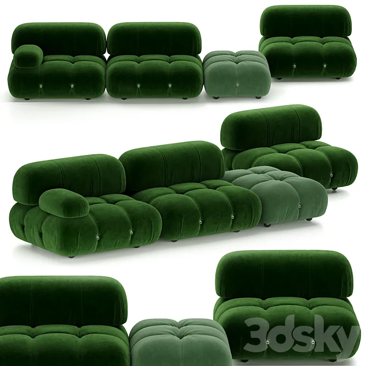 BB CAMALEONDA SOFA 4 SEATER BY BB ITALIA 3DS Max