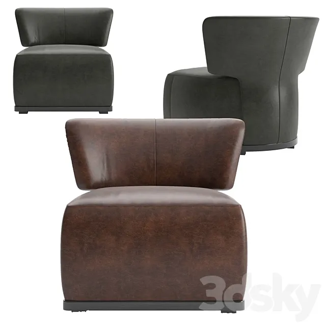 B&B Italia Amoenus Soft Chair 3ds Max