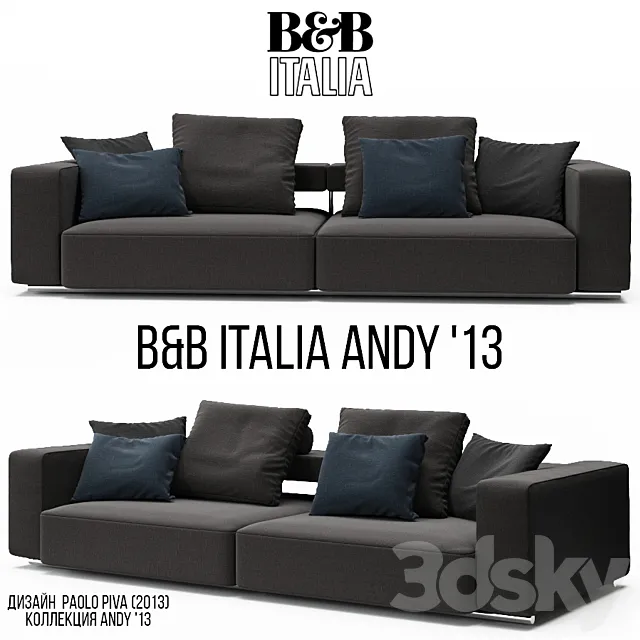 B&B Italia ANDY ’13 3DS Max Model
