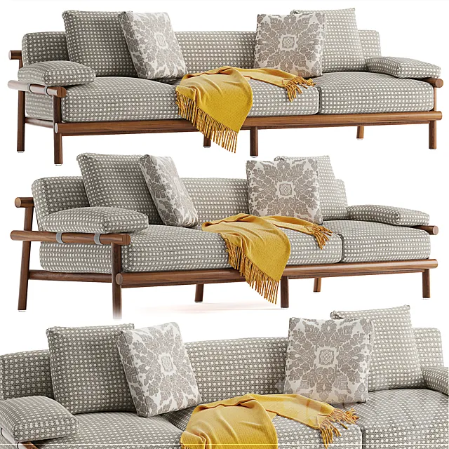 B&B italia Ayana sofa 3ds Max