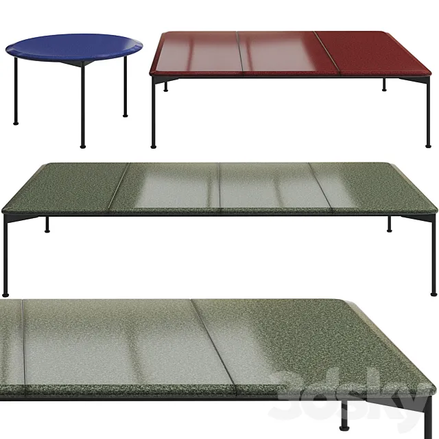 B&B Italia Borea Small Table 3ds Max