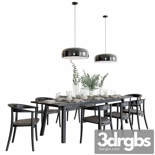 B&B Italia Bull Belle Dining Set Dining 3dsmax Download