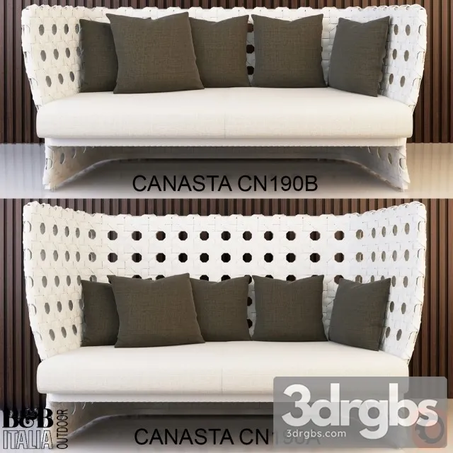BB Italia Canasta  Sofa 3dsmax Download