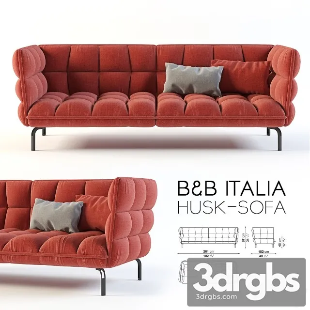 BB Italia Husk Sofa 3dsmax Download