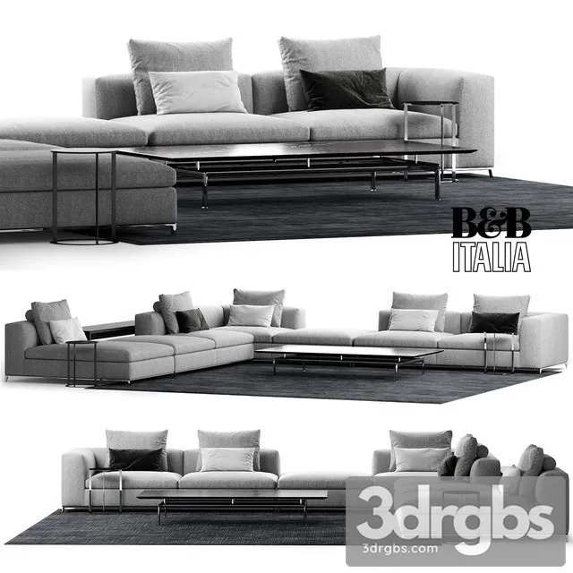 BB Italia Michel Sofa Composition 3dsmax Download