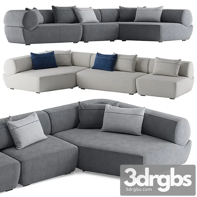 B&b italia naviglio corner sofa