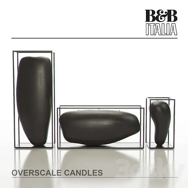 B&B ITALIA OVERSCALE Candles 3DSMax File
