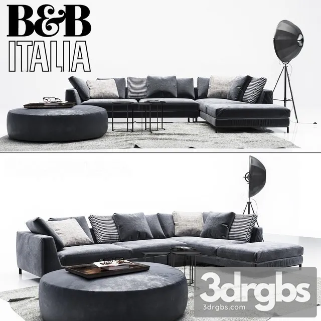 BB Italia Ray Sofa 3dsmax Download