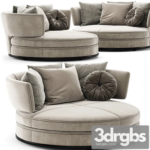 B&b italia sofa amoenus soft maxalto by antonio citterio 2 3dsmax Download