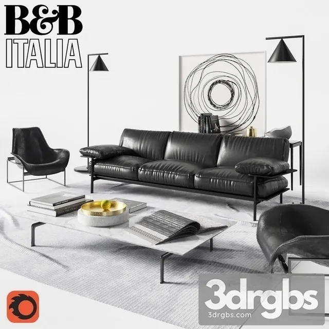 BB Italia Sofa Diesis 3dsmax Download