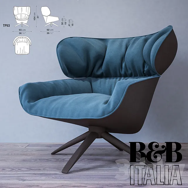 B&B Italia Tabano 3ds Max