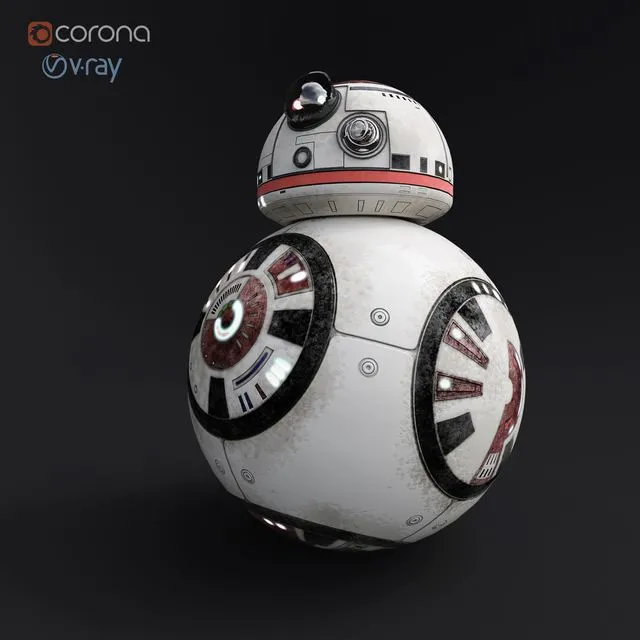BB8 (BB9) 3dsMax Model