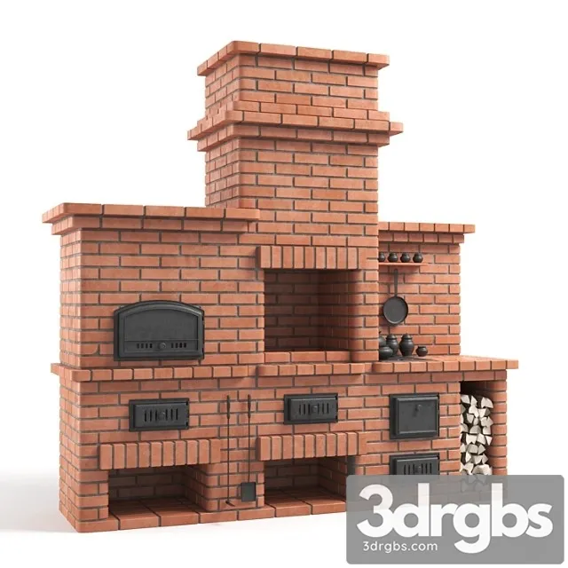 Bbq Brick Oven 3dsmax Download