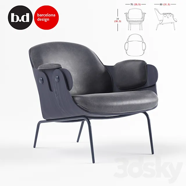 BD Barcelona Design LOW LOUNGER (2014) 3DSMax File