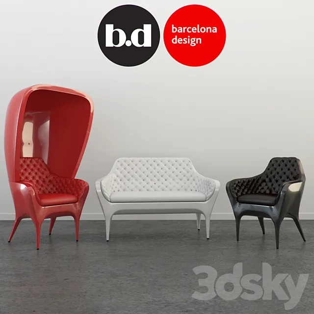 BD Barcelona Design Showtime 3DS Max Model