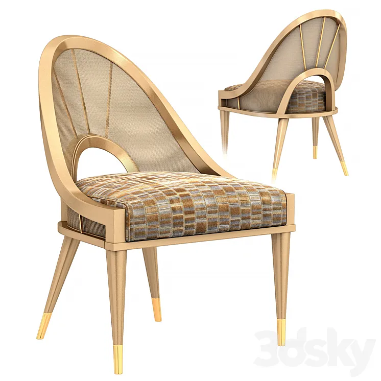 Be spoke caracole chair 3DS Max