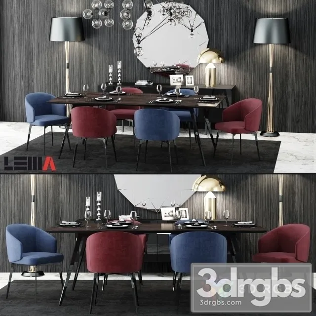 Bea Lema Table and Chair 3dsmax Download