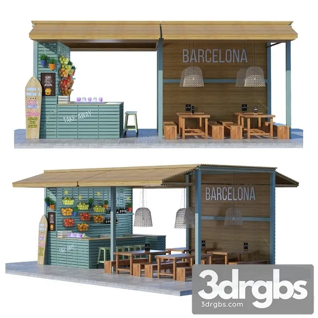 Beach Bar Barcelona 3dsmax Download