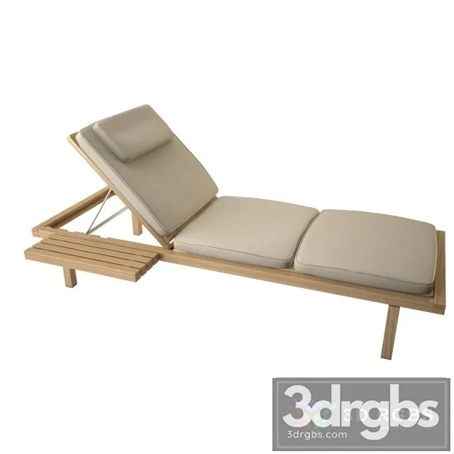 Beach Chair Fabric Wood 3dsmax Download