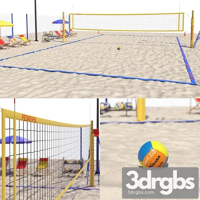 Beach volleyball 3dsmax Download