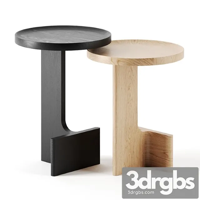 Beam side table by ariake