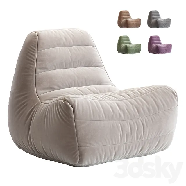 Bean Bag Chair N7 3DS Max Model