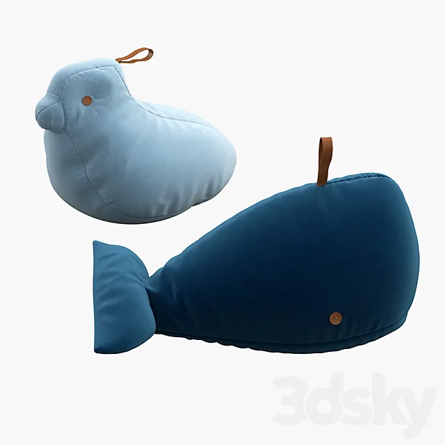 Bean bags for kids 3DS Max Model