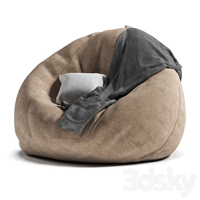 Beanbag Chair 3DS Max Model