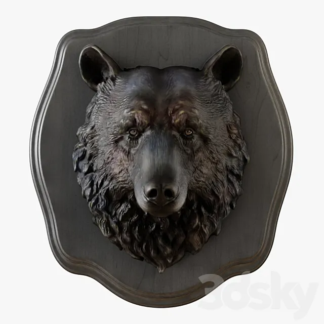 Bear head 3DSMax File