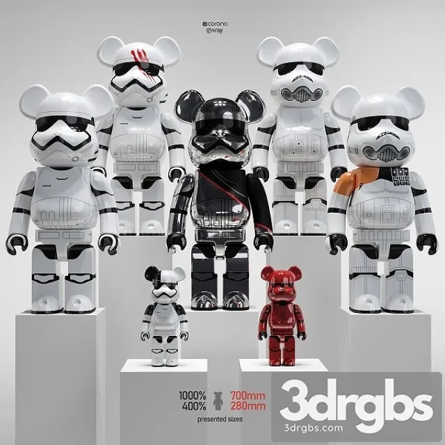 Bearbrick Star Wars 3dsmax Download
