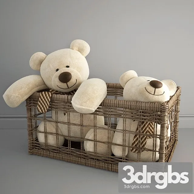 Bears in a Basket 3dsmax Download