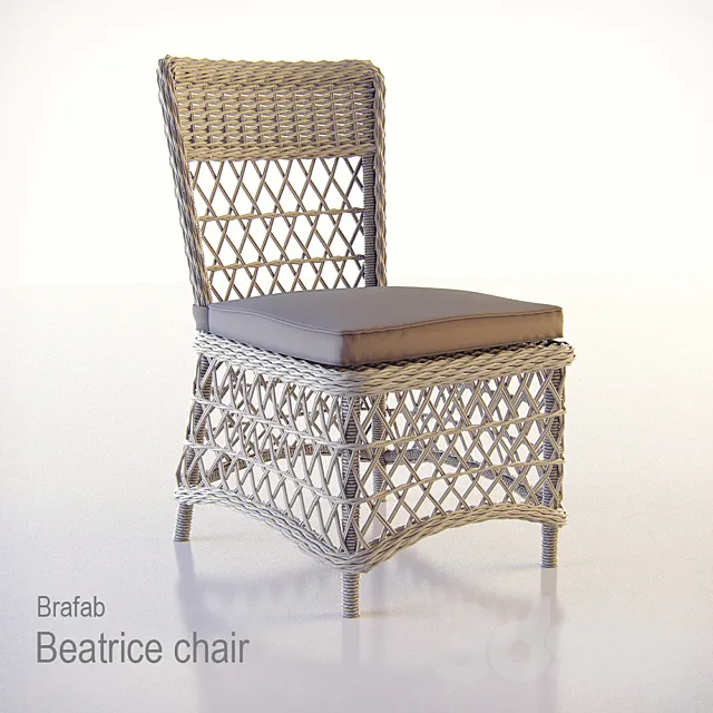 Beatrice chair Brafab 3DS Max Model