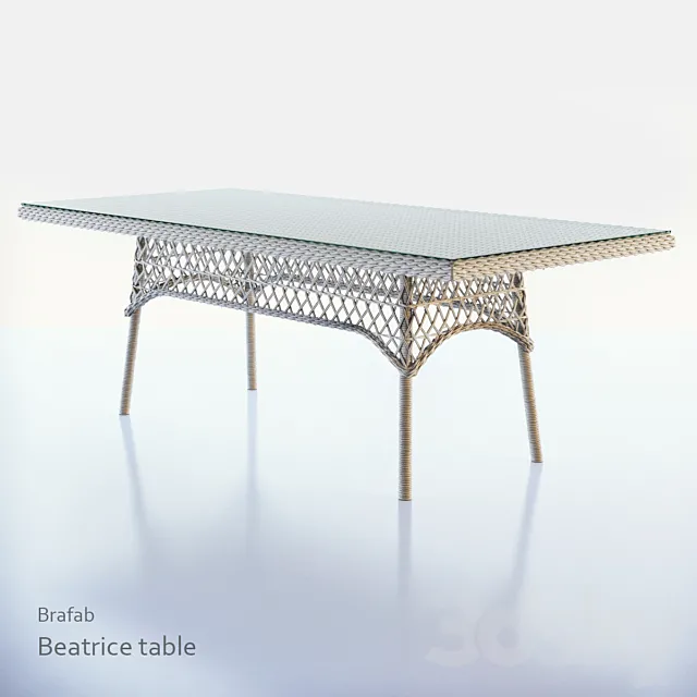 Beatrice table Brafab 3DSMax File
