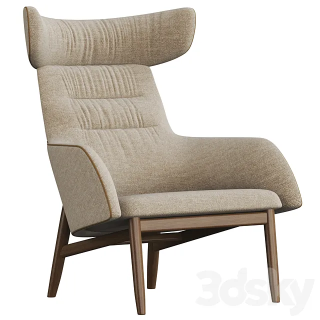 BEATRIX HIGH BACK EASY CHAIR 3DSMax File