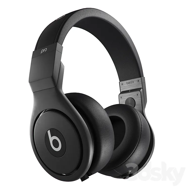 Beats Pro Over-Ear Wired Headphone 3DS Max